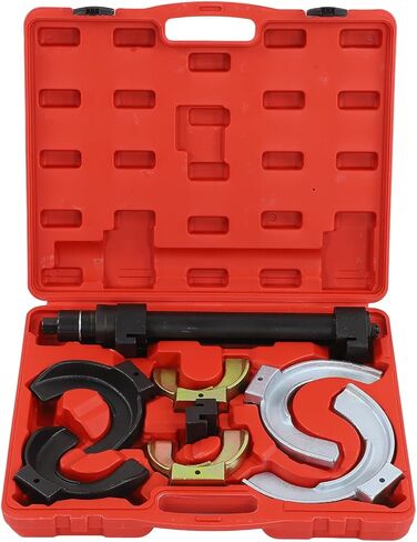 Shock Absorber Spring Compressor Kit Heavy Duty Strut Coil Spring Removal Installer Tool Set for Benz Saab Solid Steel Material Blow Molded Carry Case in Saudi Arabia