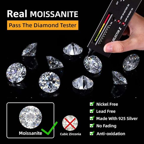 Engagement Rings for Women 1.1CT Pear Cut Moissanite Ring 925 Sterling Silver Moissanite Wedding Band for Women Promise Ring for Her Wedding Rings Size 3-10 in Saudi Arabia