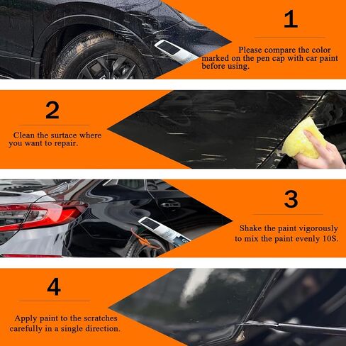 Crystal Black Pearl (NH-731P) لمسة للطلاء متوافق مع هوندا ، و Car Paint Pen Scratch Repain in Saudi Arabia
