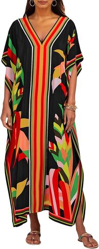 Bsubseach Caftan Cover Ups for Swimwear Women Plus Size Swimsuit Cover Up Long Kaftan Dress Beachwear in Saudi Arabia