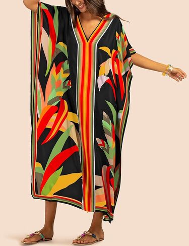 Bsubseach Caftan Cover Ups for Swimwear Women Plus Size Swimsuit Cover Up Long Kaftan Dress Beachwear in Saudi Arabia