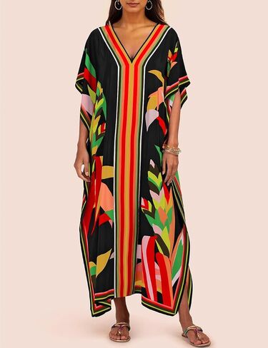 Bsubseach Caftan Cover Ups for Swimwear Women Plus Size Swimsuit Cover Up Long Kaftan Dress Beachwear in Saudi Arabia