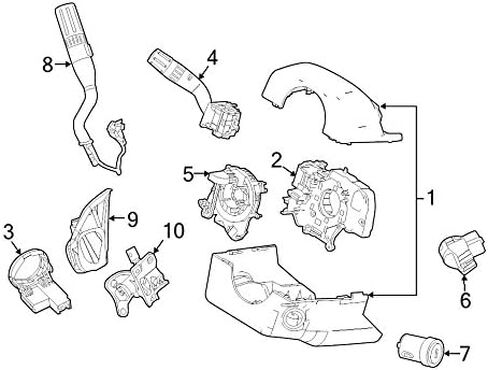 Ford OEM Compans Switch FL1Z13K359AA صورة 4 in Saudi Arabia