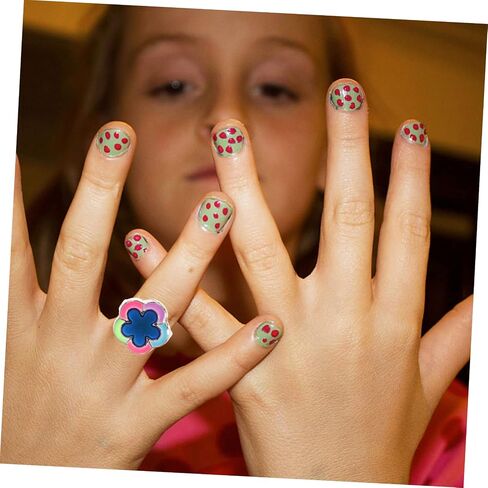 BESPORTBLE Adjustable Mood Changing Flower Ring for Girls Unique Night Glow Adjustable Ring for Birthday Parties and Special Occasions in Saudi Arabia