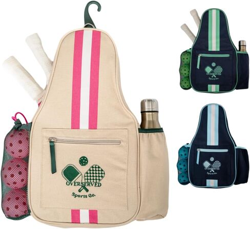 Pickleball bag, Women's pickleball bag, fits a full pickleball set, best pickleball accessories, holds pickleball paddles set of 4 in Saudi Arabia