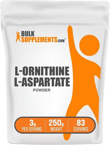 plksupplements.com L- Ornithine L -aspartate مسحوق - ملحق Ornithine ، ملحق الأحماض الأمينية - خالية من الغلوتين ، 3G لكل وجبة ، 250 جرام (8.8 أوقية) (حزمة 1) in Saudi Arabia