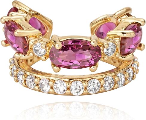 أقراط أذن Wearon للنساء ، أصفاد الأذن غير المثقبة ، 6K مجوهرات مطلية بالذهب Zircon Diamond Arrings Hypoallergenic Jewts for Woman in Kuwait
