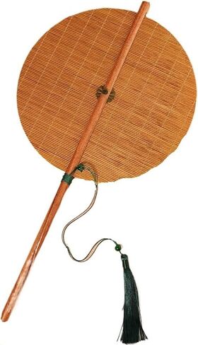 مروحة قابلة للطي للنساء ، يمكن لف مروحة الخصر الكلاسيكية الأنيقة في Redwood Long Classical Fan متنازلًا. in Kuwait
