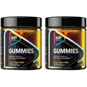 الأداء الرياضي ، الدعم العقلي لصحة العيون ، نكهة الحامض ، النكهة الحامضة ، التركيز المعرفي ورعاية الرؤية ، 80 Gummies in Kuwait