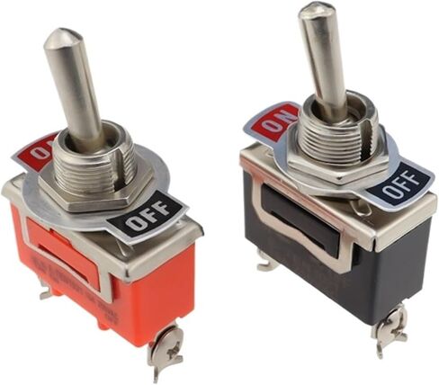 1/5pcs/set 250v 15a تبديل التبديل spst 2pin قارب السيارة الثقيلة على/قبالة مفتاح تبديل الروك مع محطات مقاومة للماء (غطاء مقاوم للماء ، 5pcs) in Saudi Arabia
