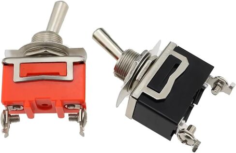 1/5pcs/set 250v 15a تبديل التبديل spst 2pin قارب السيارة الثقيلة على/قبالة مفتاح تبديل الروك مع محطات مقاومة للماء (غطاء مقاوم للماء ، 5pcs) in Saudi Arabia