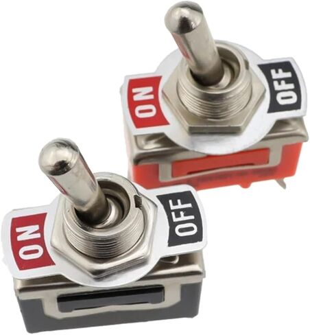 1/5pcs/set 250v 15a تبديل التبديل spst 2pin قارب السيارة الثقيلة على/قبالة مفتاح تبديل الروك مع محطات مقاومة للماء (غطاء مقاوم للماء ، 5pcs) in Saudi Arabia
