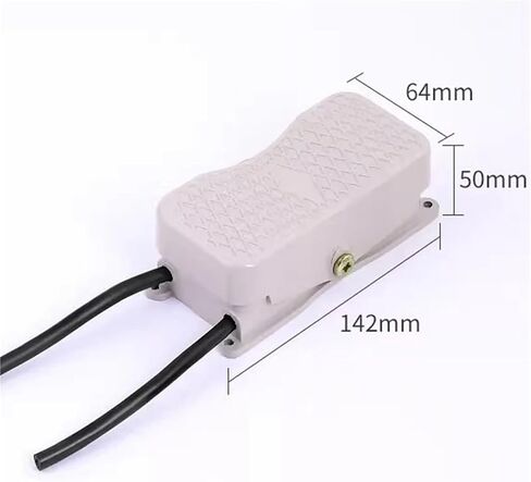 1Pcs Foot Switch Pedal Push Button Controller YDT1-20 101 Reverse with Wire Aluminum Case Double Control Single Three Phase Motor 220 in Saudi Arabia