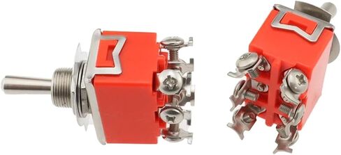 1Pcs Stainless Steel Waterproof Toggle Swith 12V Heavy Duty Toggle Flick Switch ON Off ON Car Metal SPDT SPST P0.05 15A 250V Terminal(Waterproof Cap,1PCS) in Saudi Arabia