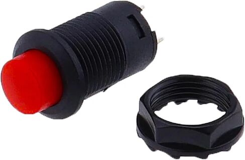6pcs Self-Lock/Momentary Pushbutton Switches DS427 DS428 12mm Off- ON Push Button Switch 3A /125VAC 1.5A/250VAC DS-427 DS-428(6pcs red,Self Locking) in Saudi Arabia