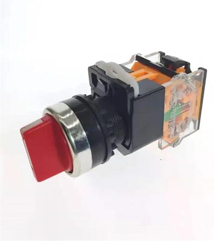 1pcs 22mm Selector مقبض مفتاح الدوراري الإغلاق لحظة 2NO 1NO1NC 2 3 الموضع DPST 10A 400V مفتاح الطاقة على/إيقاف اللون الأخضر الأحمر (2NO ، ON-OFF_SESH-LOCKING) in Saudi Arabia