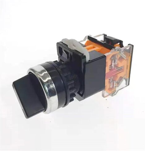 1pcs 22mm Selector مقبض مفتاح الدوراري الإغلاق لحظة 2NO 1NO1NC 2 3 الموضع DPST 10A 400V مفتاح الطاقة على/إيقاف اللون الأخضر الأحمر (2NO ، ON-OFF_SESH-LOCKING) in Saudi Arabia