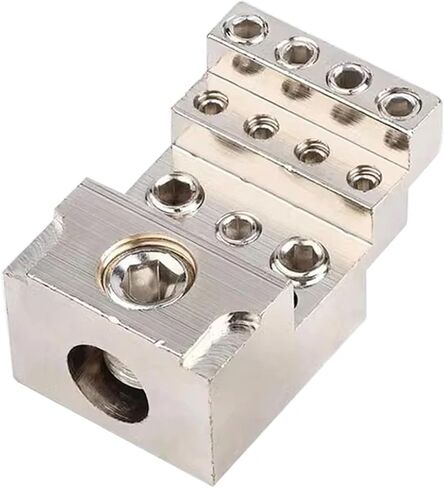 1Pcs Din Rail Terminal Block UKK 80A/125A/160A/250A/400A Distribution Box One in Several Out Power Wire Electrical Connector Junction(UKK 160A,Yellow) in Saudi Arabia