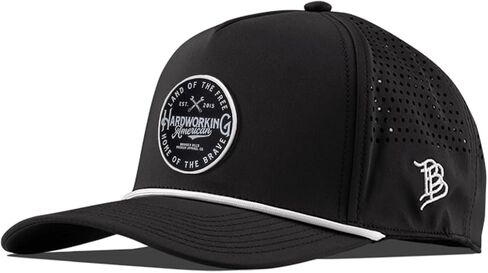 الفواتير ذات العلامات التجارية المجتهدة PVC Curved 5 حبل لوحة ، إغلاق Snapback ، خفيفة الوزن ، قبعة البيسبول مريحة in Kuwait