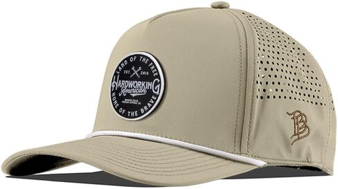 Branded Bills Hardworking PVC Curved 5 Panel Rope, Snapback Closure, Lightweight, Comfortable Baseball Cap in Kuwait