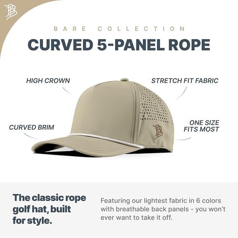 Branded Bills Hardworking PVC Curved 5 Panel Rope, Snapback Closure, Lightweight, Comfortable Baseball Cap in Kuwait