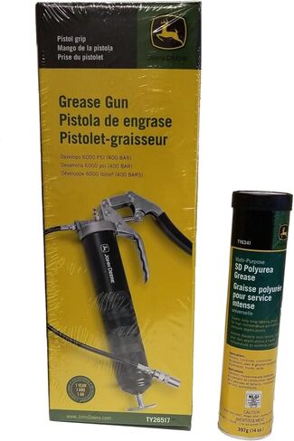 John Deere Pistol Grip Grease Gun with Multi-Purpose SD Polyurea Grease - TY26517A in Saudi Arabia