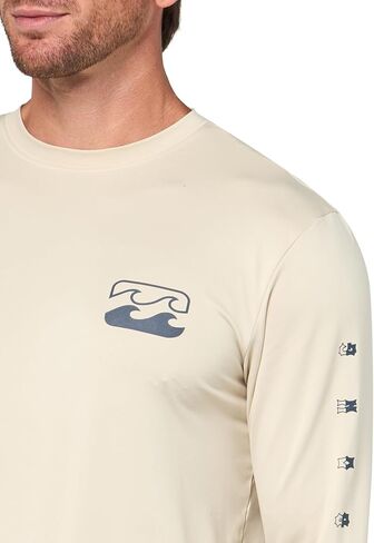 Billabong Men's Unity Loose Fit Long Sleeve Rashguard 50+ Uv Protection in Saudi Arabia