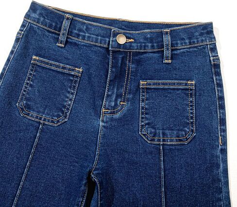 blibean Tween Girls Wide Leg Jeans Zimbaplatinum Demin Pants Size 6-15 Years in Kuwait