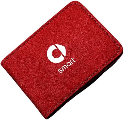 حامل رخصة القيادة الجلدية لـ Smart Electric Drive 2016 2017 ، Slim ، حماية النوافذ ، إكسسوارات السيارات ، محفظة حامل بطاقة السيارة ، حامل بطاقة الائتمان ، الأسود in Kuwait