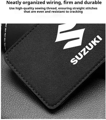 حامل رخصة قيادة الجلود ل Suzuki SX4 2006 2007 2008 2008 2010 2011 ، Slim ، حماية النوافذ ، وملحقات السيارات ، محفظة حامل بطاقة السيارة ، حامل بطاقة الائتمان ، الأحمر in Kuwait