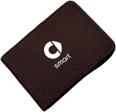 حامل رخصة قيادة جلدية لـ Smart Electric Drive 2012 2013 2014 ، Slim ، حماية النوافذ ، إكسسوارات السيارات ، محفظة حامل بطاقة السيارة ، حامل بطاقة الائتمان ، الأحمر in Kuwait