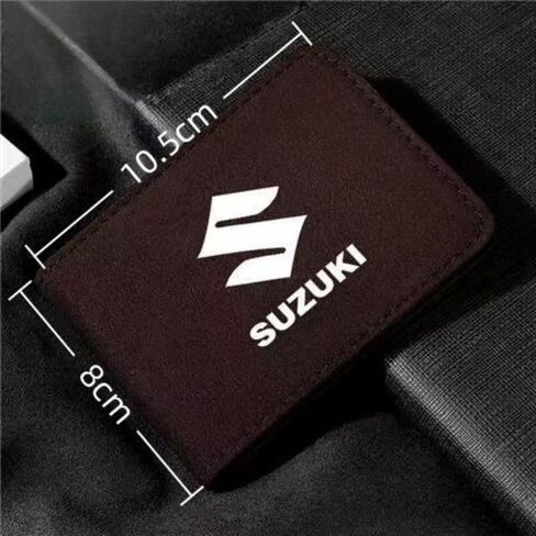 حامل رخصة قيادة الجلود ل Suzuki SX4 2006 2007 2008 2008 2010 2011 ، Slim ، حماية النوافذ ، وملحقات السيارات ، محفظة حامل بطاقة السيارة ، حامل بطاقة الائتمان ، الأحمر in Kuwait