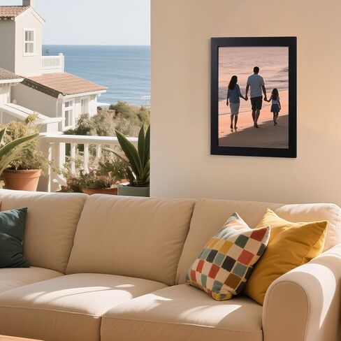 مجموعة إطارات صور مقاس 12 × 12 بوصة مكونة من 3 قطع، عرض الصور مقاس 8 × 8 بوصة مع حصيرة أو 12 × 12 بوصة بدون حصيرة، إطار صورة مع حبيبات خشبية سوداء للتركيب على الحائط أو عرض سطح الطاولة in Saudi Arabia