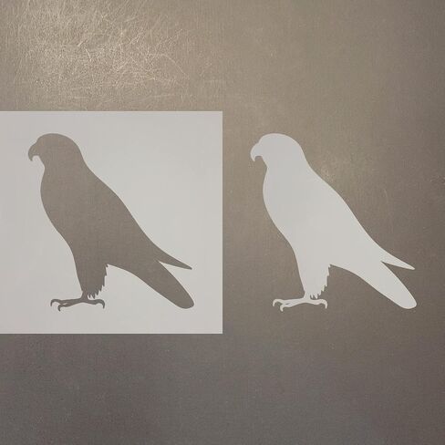 Falcon القابلة لإعادة الاستخدام Mylar Stencil - فني الحرفاء أحجام جديدة (8 ") in Saudi Arabia