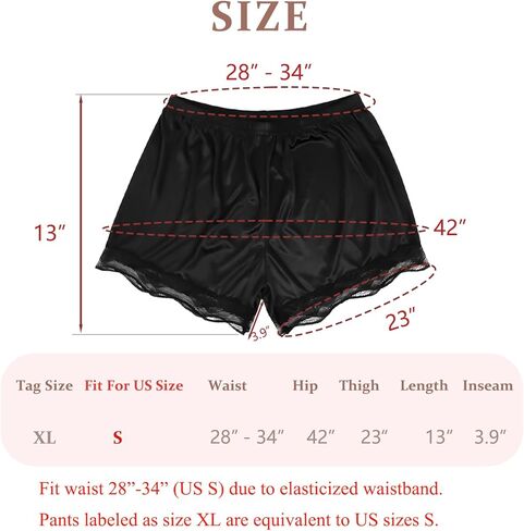 سروال سروال للانزلاق تحت اللباس نصف زلة بلوستنز سروال شورت لفساتين تحت التنانير ، أسود in Kuwait