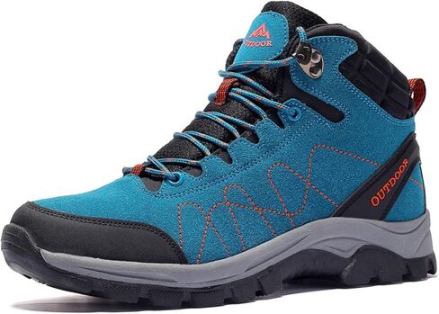 Men's Hiking Shoes Waterproof Anti Slip Hiking Boots Outdoor Lightweight Trekking Sneakers in Kuwait