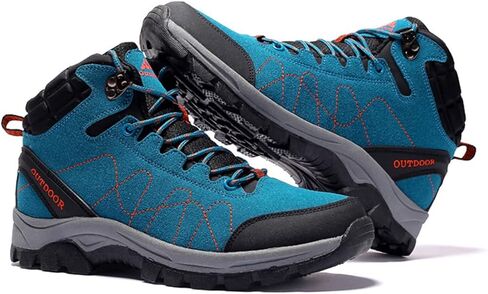 Men's Hiking Shoes Waterproof Anti Slip Hiking Boots Outdoor Lightweight Trekking Sneakers in Kuwait