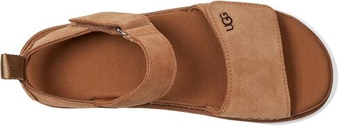 UGG Women's GOLDENSTAR Flat Sandal, Jasmine Leather, 12 in Saudi Arabia