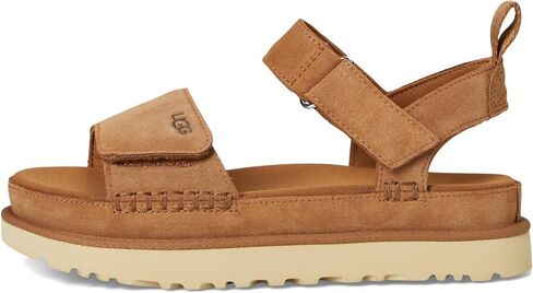 UGG Women's GOLDENSTAR Flat Sandal, Jasmine Leather, 12 in Saudi Arabia