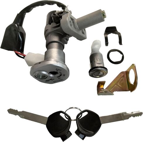 Replacement Key Switch and Lock Set. OEM Part for Wolf Brand Scooters. Specific Fit for The Wolf Model, Rugby 49cc and Rugby 2 149cc. May Also fit Other Chinese Motor Mopeds in Saudi Arabia