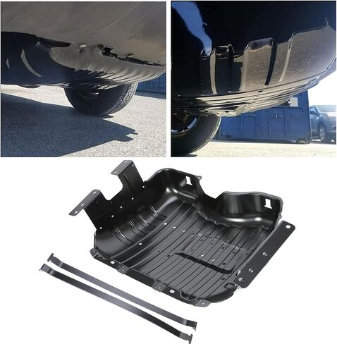 KUAFU Fuel Tank Brush Guard with Straps Compatible with 1999-2004 Jeep Grand Cherokee Replace for 52100376AB 52100376AD 52100376AE 52100376AF 52100376AG Skid Plate Cover in Saudi Arabia