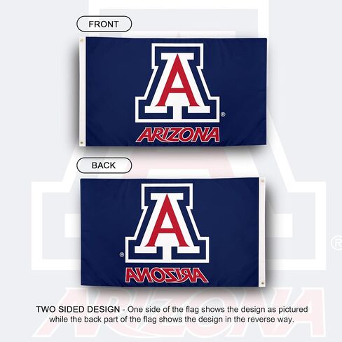 Desert Cactus University of Arizona Flag Wildcats UA Flag Banners 100% Polyester Indoor Outdoor 3x5 feet Flags (Design S) in Saudi Arabia