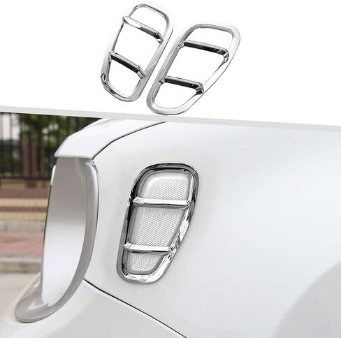 Jimen Compatible with Jeep Renegade 2015-2023, Auto Fender Side Marker Light Cover Trim (Blue) in Saudi Arabia