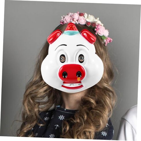 قناع Artibetter Animal for Cosplay قناع الجدة البلاستيكية خفيفة الوزن للبنين والبنات مهرجانات ممتع in Saudi Arabia