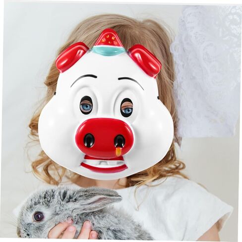قناع Artibetter Animal for Cosplay قناع الجدة البلاستيكية خفيفة الوزن للبنين والبنات مهرجانات ممتع in Saudi Arabia