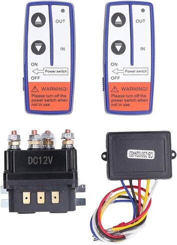12V 250A مجموعة ترحيل WINCH مع تبديل تواصل التتابع وحدة التحكم عن بُعد للسيارة على دراجة نارية خارج Roaders Accessories in Saudi Arabia