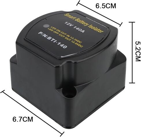 Relay VSR ​for Camper Car Smart Battery Isolator 12V 140A Voltage Sensitive Split Charge in Saudi Arabia
