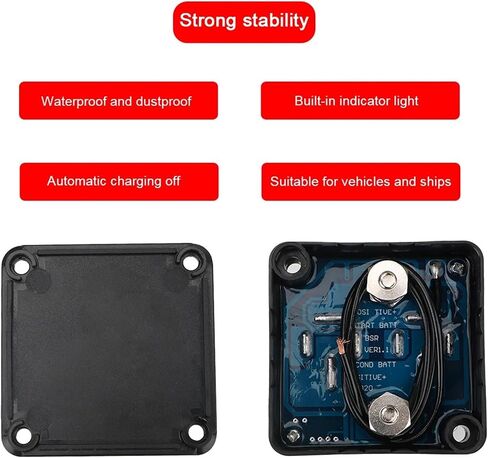 Relay VSR ​for Camper Car Smart Battery Isolator 12V 140A Voltage Sensitive Split Charge in Saudi Arabia