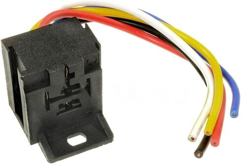 Front A/C Condenser Fan Control Relay Harness Connector 1PC Compatible with Lincoln Aviator 2004 2005 2003 in Saudi Arabia