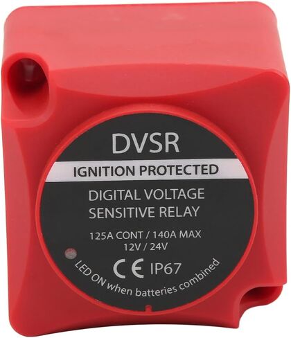 VSR عزل VSR الجهد الجهد الحساس ترحيل VSR عزل البطارية 12V/24V 140A مع منفذ مؤشر LED لسيارات ATV UTV RVS in Saudi Arabia